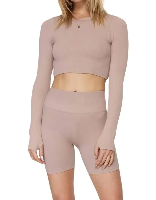 Serene Twist Back Long Sleeve Top