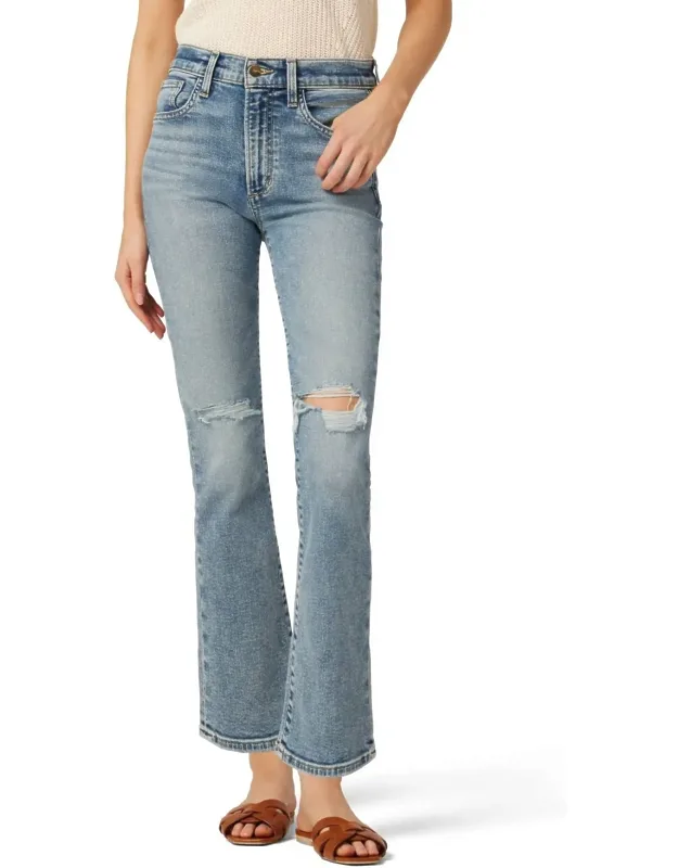 Callie Cropped Bootcut Jean With High-rise Fit And Flattering Slim Fit