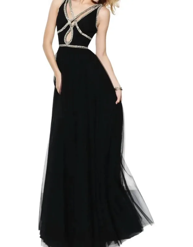 Tulle A-line Prom Dress