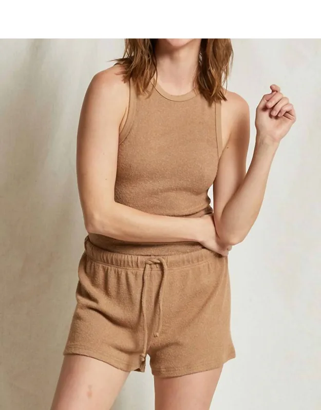 High Neck Cropped Tee