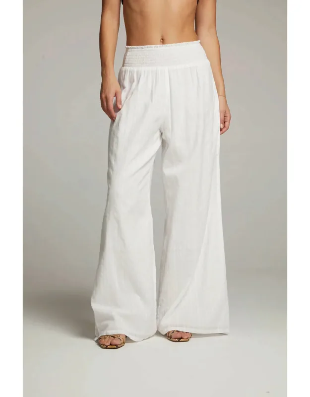 Linen Ruched Top Flared Pants
