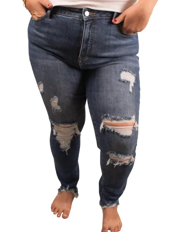 Distressed Skinny Jeans