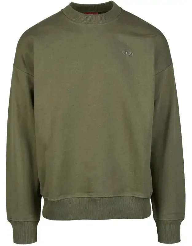 Sweatshirt - Classic Crew Neckline, Ribbed Cuffs