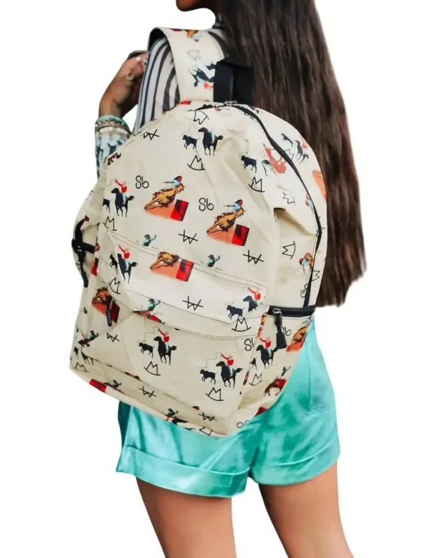Cowboy Print Backpack