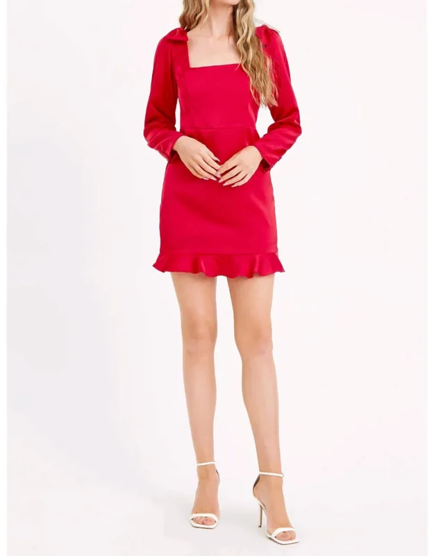 Satin Bow Dress