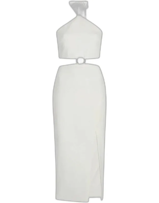 Crissy Halter Cutout Midi Dress