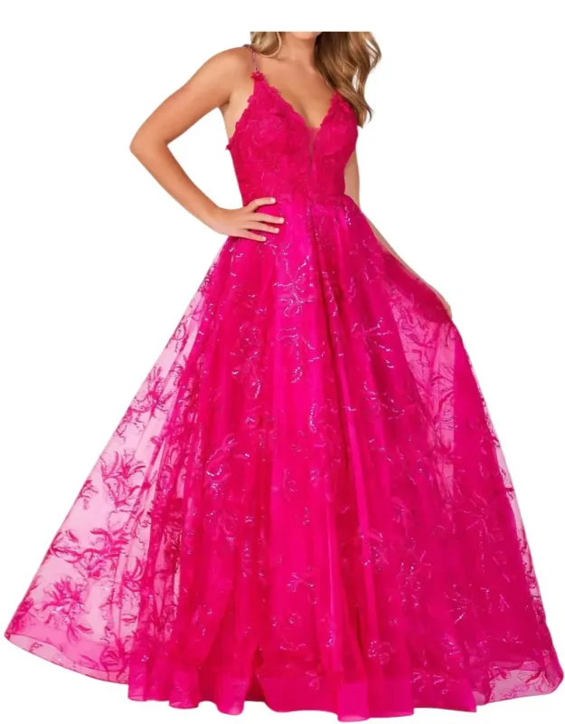 Embroidered Maxi Dress