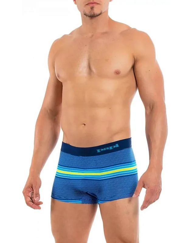 Beachside Stripes Brazilian Trunks