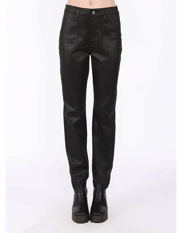 Coated Jogger Pants