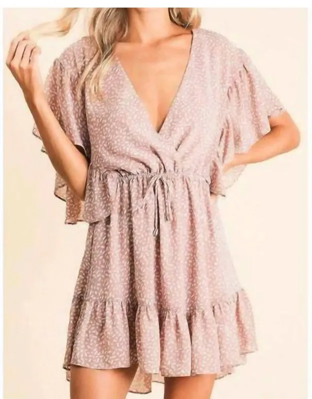 Flow V Neck Dress