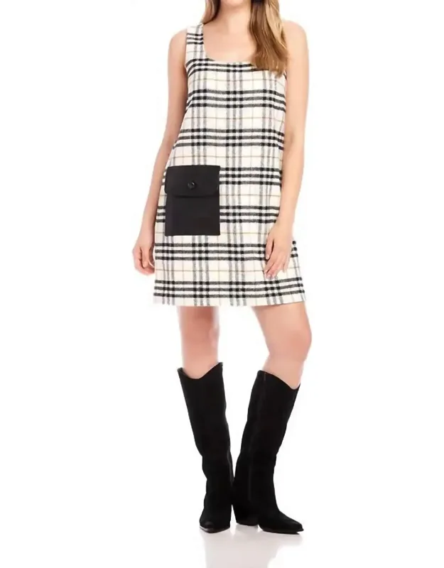 Plaid Shift Dress