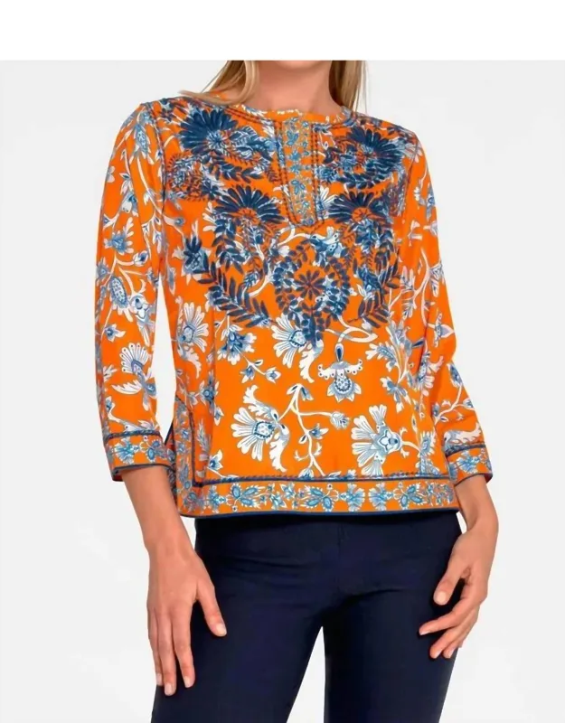 Silk Embroidered Tunic