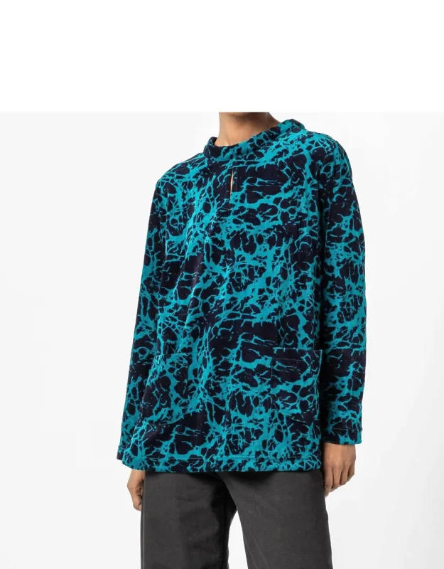Velvet Key Hole Top