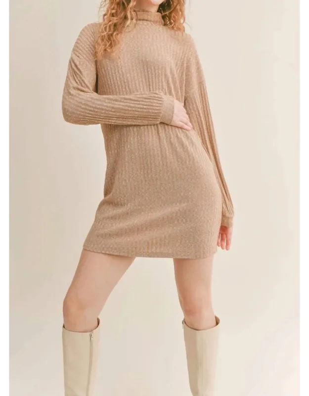 Turtleneck Mini Dress