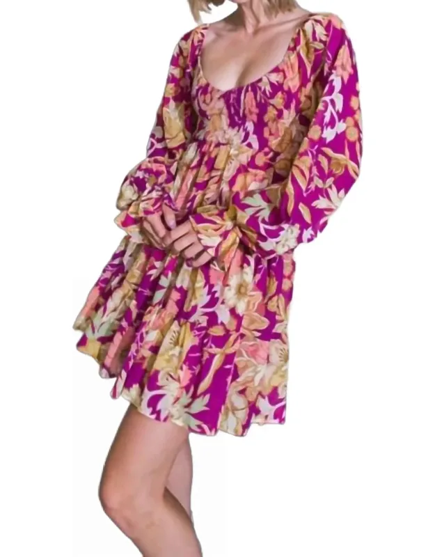 Sweetheart Neckline Smocked Mini Dress