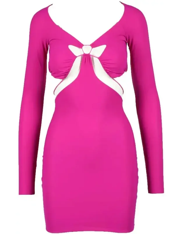Mini Dress With Cut-out Details