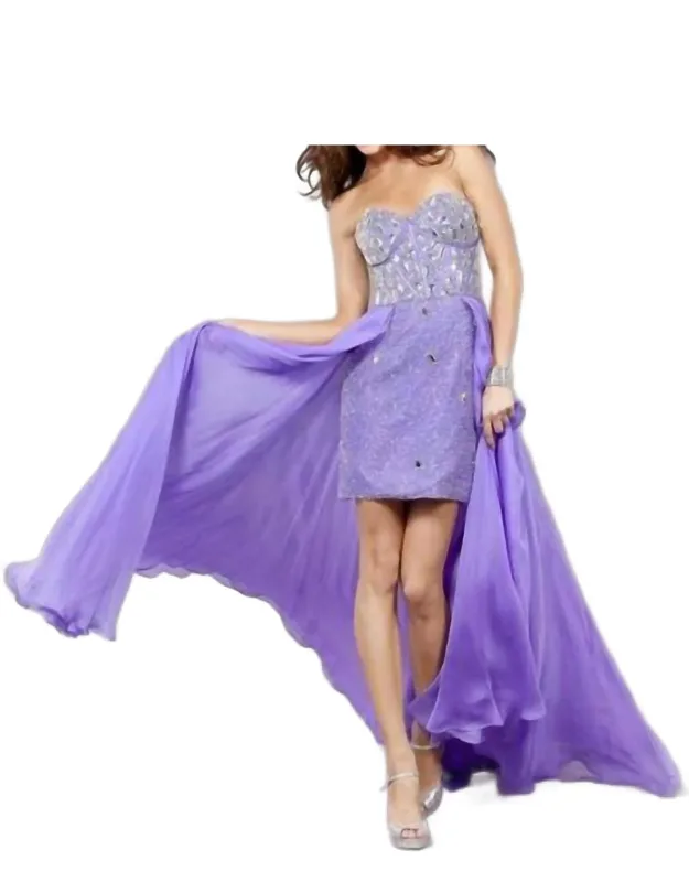 Embellished Short Trail Dress