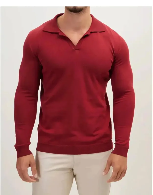 Collar Sweater Polo