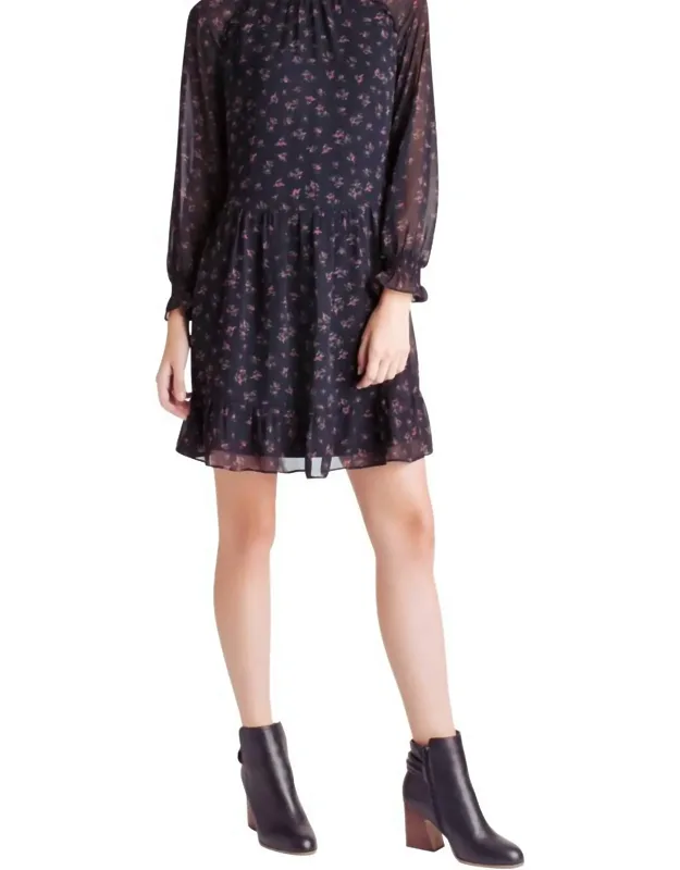Fairytale Smocked Waist Long Sleeve Dress