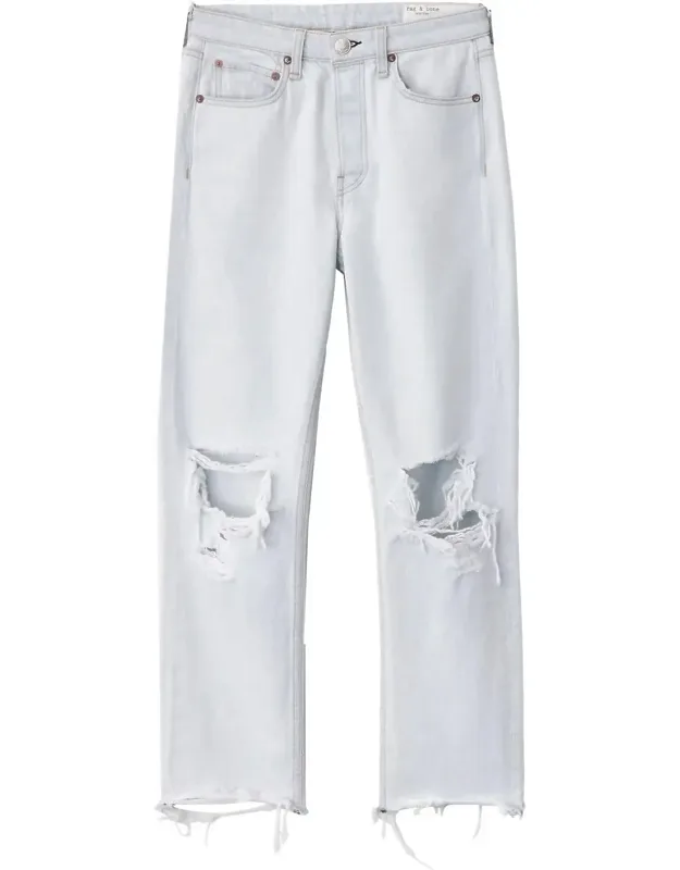 Maya High Rise Slim Ripped Jeans
