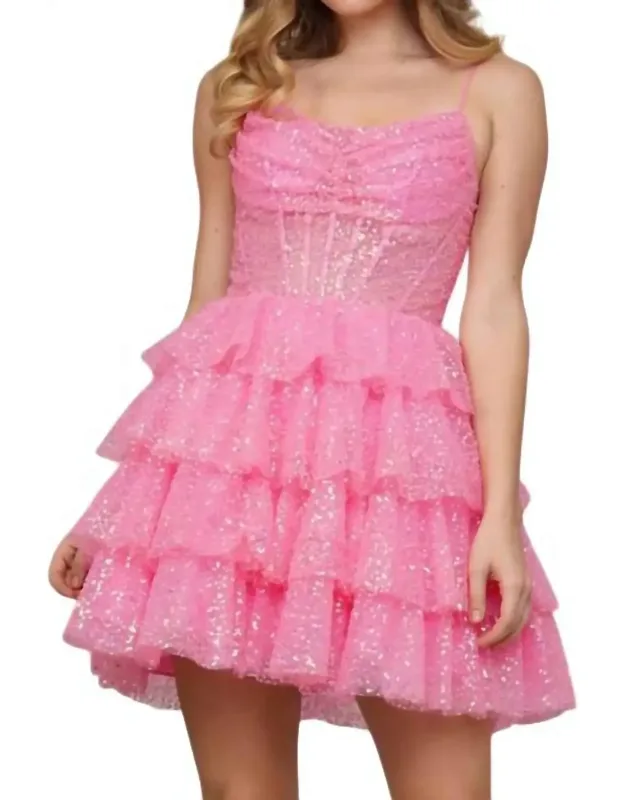 Sleeveless Cocktail Mini Dress