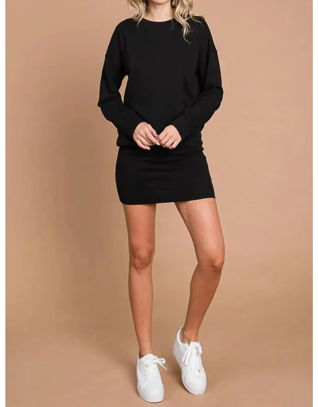Sweatshirt Mini Dress