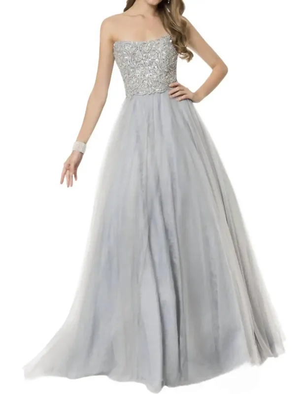Two Tone Prom Dress
