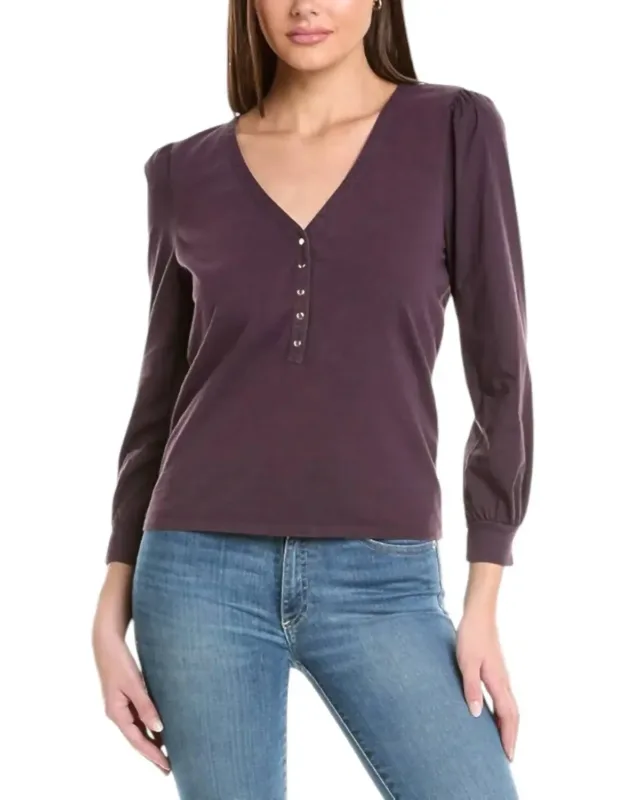 Ivy Snap Henley Top