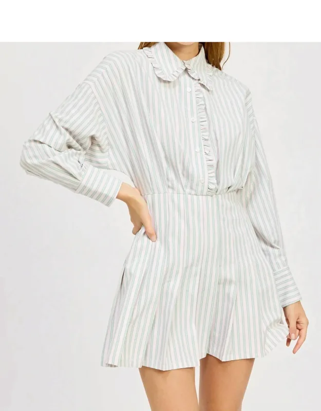 Stripe Mini Dress
