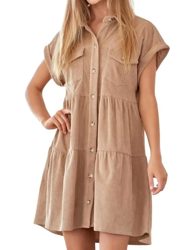 Missing Home Corduroy Dress