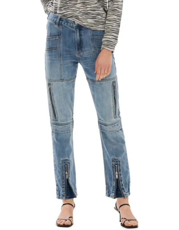 Utility Denim Pants