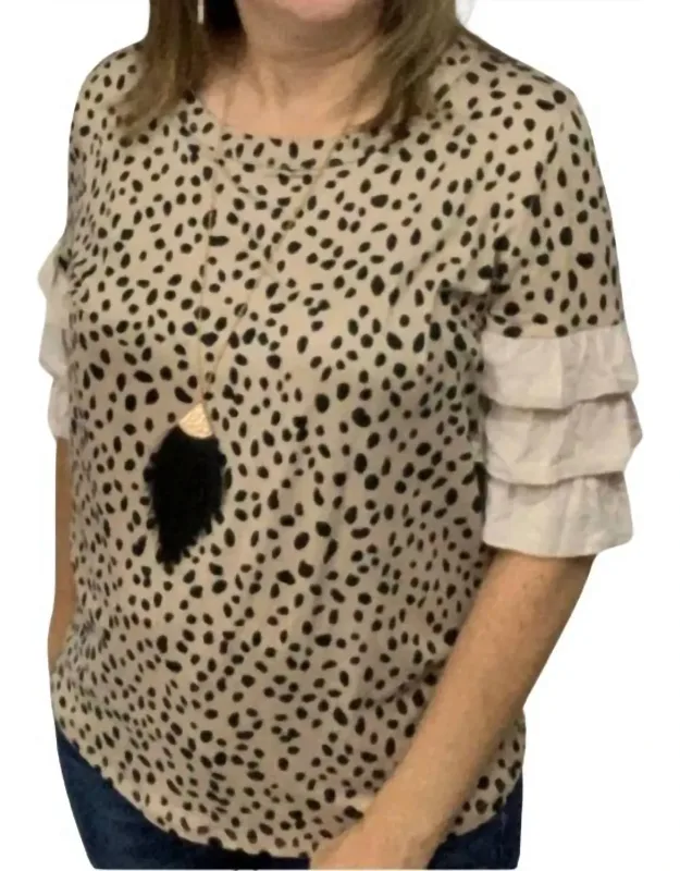 Tiered Sleeves Blouse