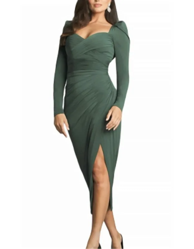 Ruched Evening Dress