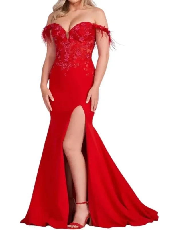 Sweetheart Off-shoulder Prom Dress
