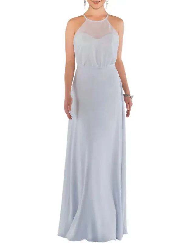 Modern Flowing Bridesmaid Dress