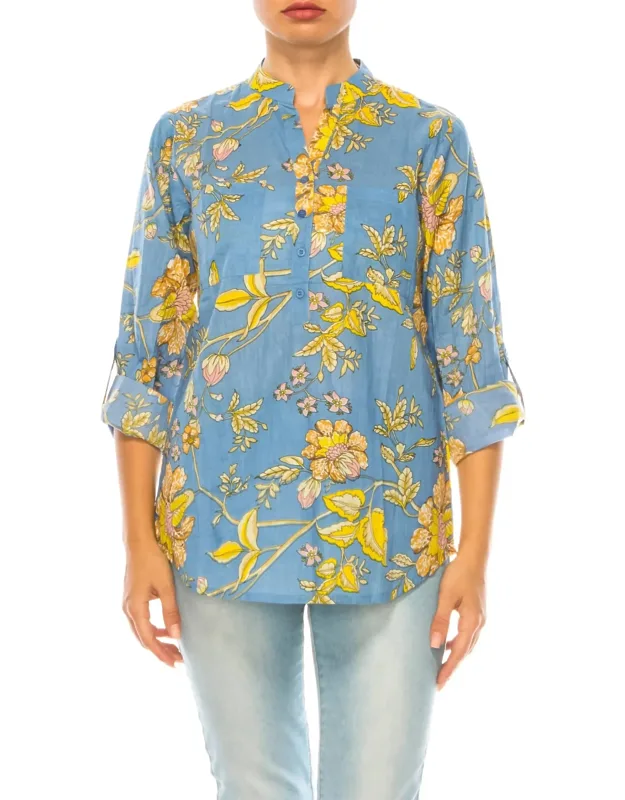 Printed Tunic Top