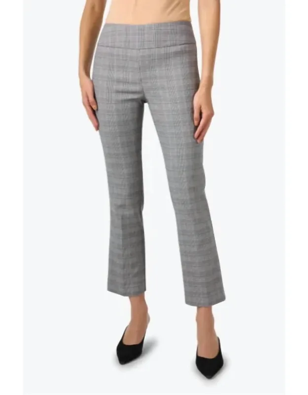 Breaking Plaid Pull On Pants