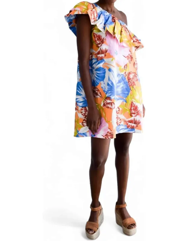 One Shoulder Short Dress