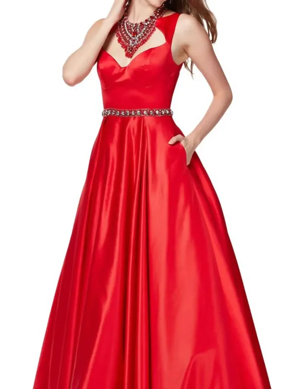 Beaded Prom Dress