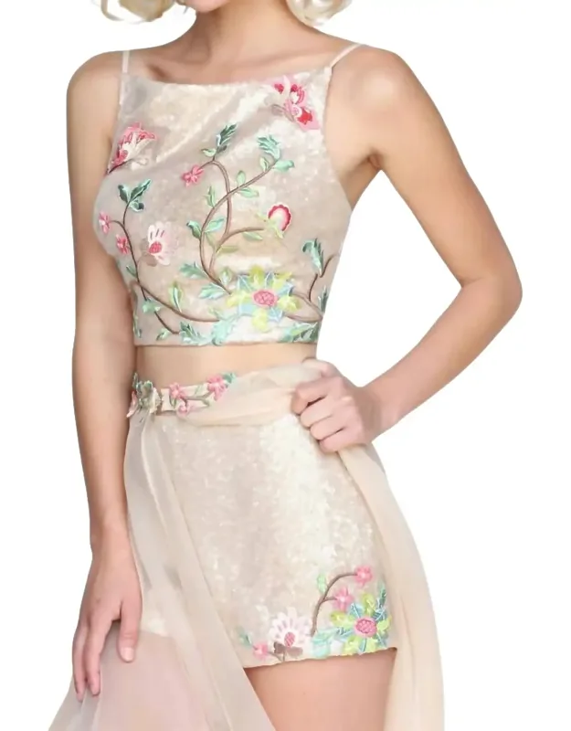 Sequin Two-piece Dress