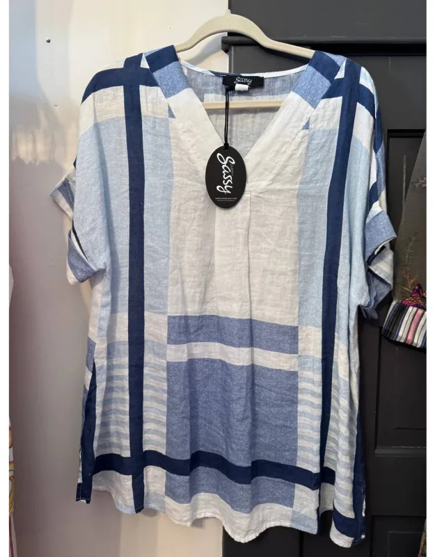 Stripped Pullover Top