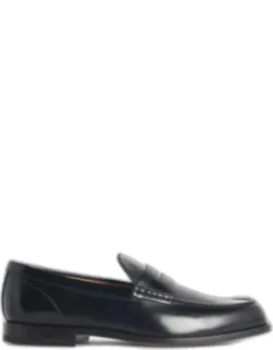 _tod's Leather Loafers With Embossed Monogram_