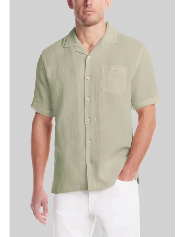 Weatherproof Vintage Traditional Fit Airtex Camp Shirt