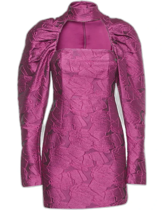Jacquard Mini Dress