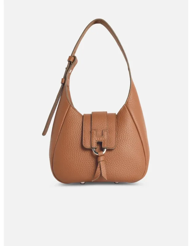 Hobo Mini Bag In Leather