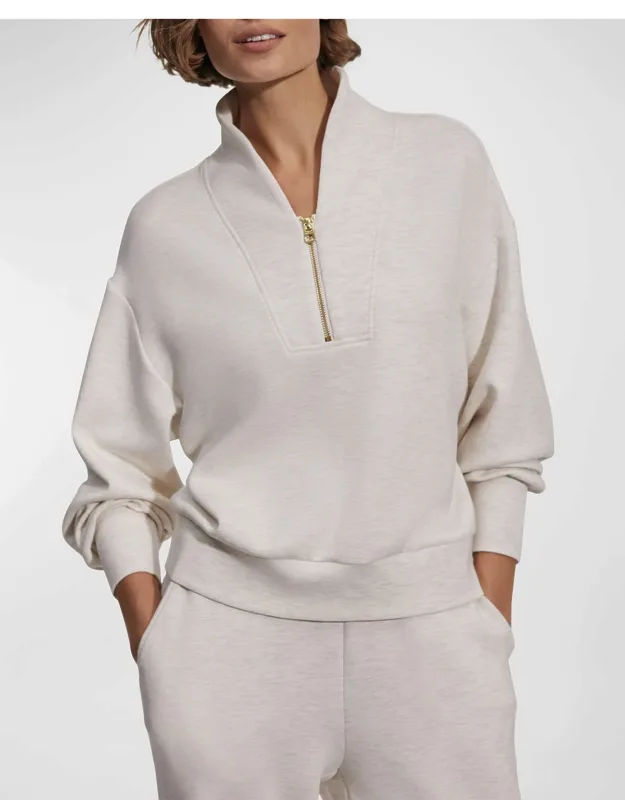 Partial-zip Sweatshirt
