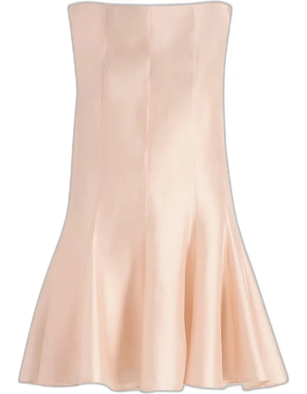 Sleeveless Paneled Short Dress