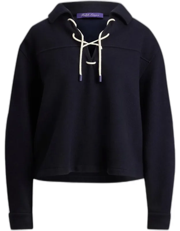 Felted Cashmere Jersey Sweatshirt