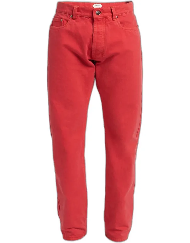 Five-pocket Straight Jeans