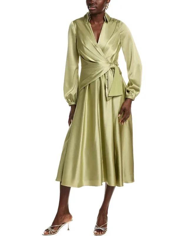 Wrap Full Skirt Day Dress